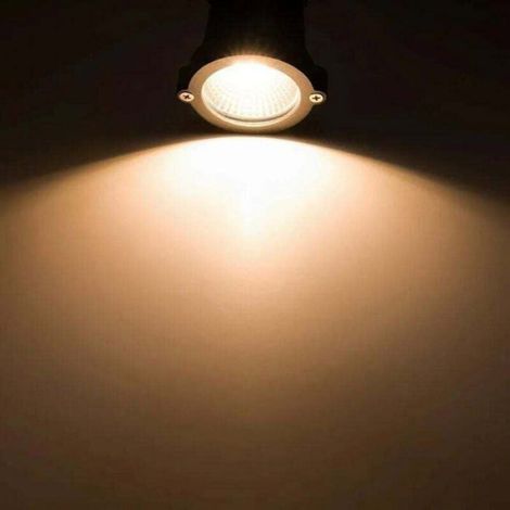 Lot de 4 spots LED COB 5 W, orientables 220 V, avec piquet, éclairage extérieur, jardin, terrasse (blanc) (1/4)