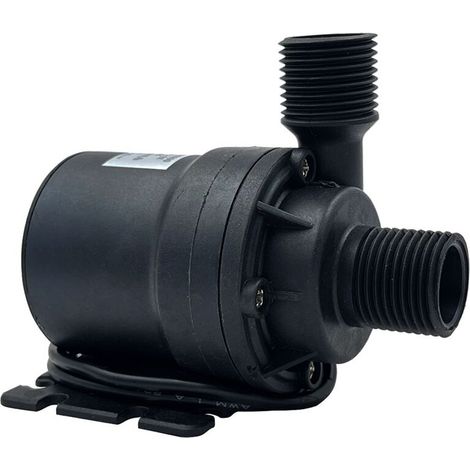 Convient aux pompes submersibles portables domestiques sans balais de 1000 litres/heure, 8 mètres, 12 volts, applicables aux systèmes de refroidissement, fontaines et chauffages.