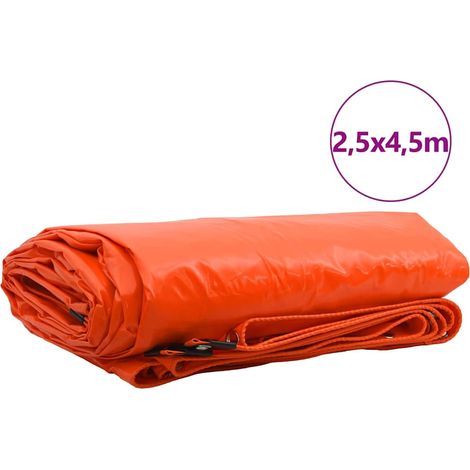 Maison Exclusive - Lona 650g / m² Naranja 2,5 x 4,5 m Lona con re
