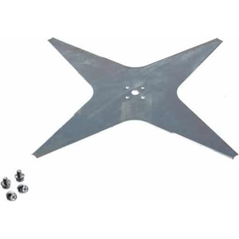 Lame robot tondeuse plate 4 dents diamètre 290mm AMBROGIO - WIPER CSD011202 - 025D004602