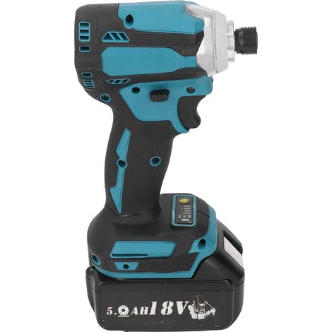 Tournevis électrique sans fil 18 V, tournevis électrique sans balais, clé à chocs, outil de perçage haute vitesse, compatible avec les batteries Makita 18 V BL1815, BL1820, BL1530, BL1840, BL1850, BL1 (1/5)