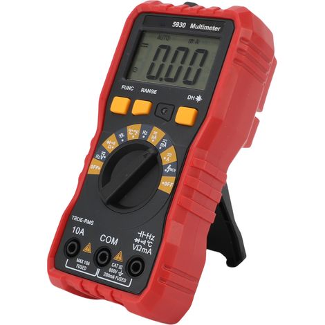 Multimètre numérique intelligent testeur tension condensateur ohmmètre voltmètre AC DC 600V 10A 20mΩ (1/5)