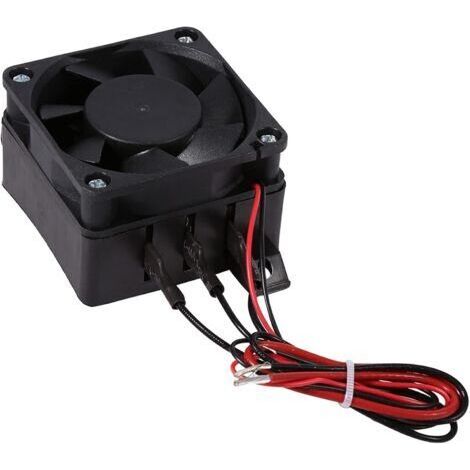 Calefactor eléctrico PTC de bajo consumo con ventilador - Calefactor de aire para coche 100W 12V Elemento calefactor de temperatura constante con ventilador PTC de 12V (1/5)