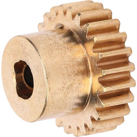 4301-0006-0024 24-Zahn-Kettenrad aus Messing, 6 mm D-Bohrung, Modul 0,8, Zahnrad, Ersatzteile für Industrieroboter (1/5)