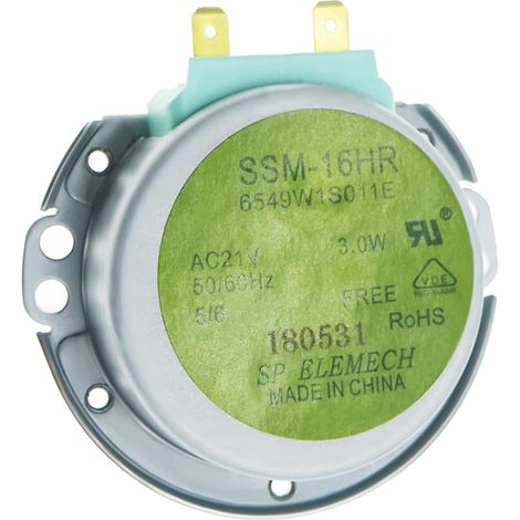 Moteur à plateau de synchronisation pour four à micro-ondes SSM-16HR AC 21 V 3 W 50/60 Hz pour pièces de four à micro-ondes (1/5)
