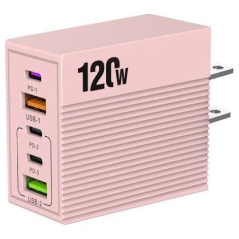 Chargeur Portable - 120 W - USB Multiport - Protocole PD - Compatible Tous Smartphones et Tablettes - 1 Pièce