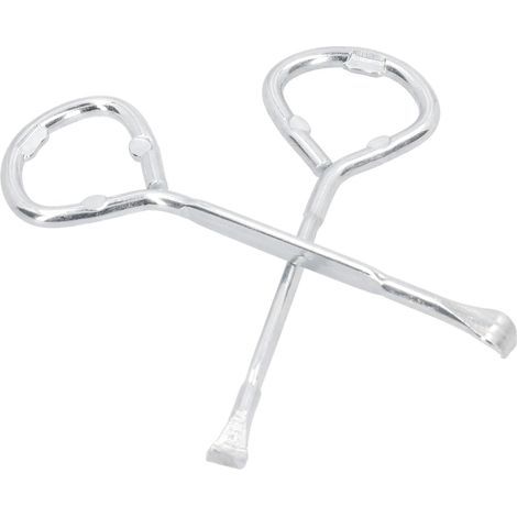 Alloy steel paint can opener, portable bottle opening tool for 5L varnish buckets, 2 pieces (1/5)