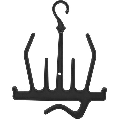 Cintre de plongée robuste à séchage rapide pour combinaisons, bottes, gants, masques et accessoires de plongée, noir (1/5)