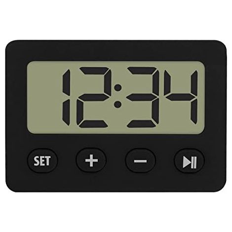 TFA Dostmann 60-2014-01 Quarz Wecker Schwarz Alarmzeiten 1 (1/5)