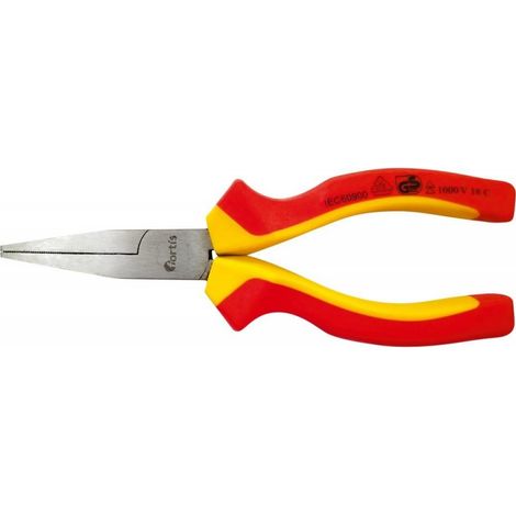 Pinza de pico VDE 160mm fl.Back.MKG. FORTIS