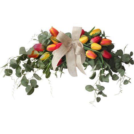 Guirnalda de tulipanes ManoPlastique V703 Multicolor 75x25cm 200g (1/5)