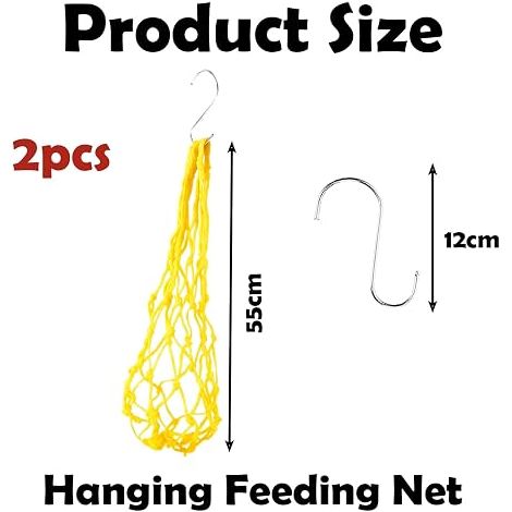 mangeoires accessoires poulailler jouets pour poules mangeoires filet à suspendre convient pour l'alimentation des poules canards oies (1/4)