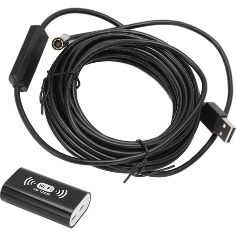 Endoscope F130 8 mm Wi-Fi, fil rigide, étanche HD, pour ordinateur et smartphone, 1 m / 3,3 pi (1/5)