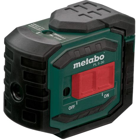 Metabo – Laser à point 606164000 – Classe laser 2 – Longueur d'onde 635 nm – Précision ± 0.3 mm/m – Autonivelant jusqu'à 30 m (1/2)