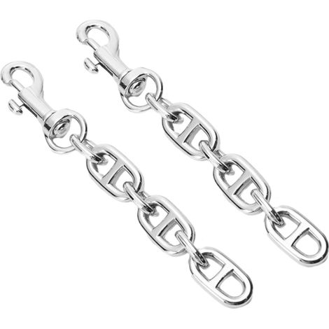 Lot de 2 rallonges de bandoulière pour sac à main, chaîne en métal, accessoire de rechange (1/5)