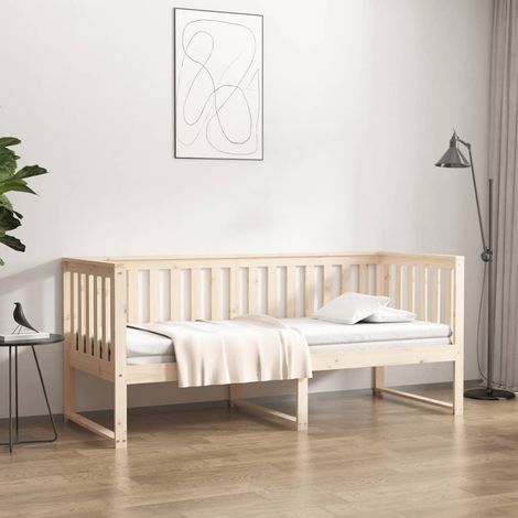 Tagesbett ohne Matratze 80x200 cm Massivholz Kiefer