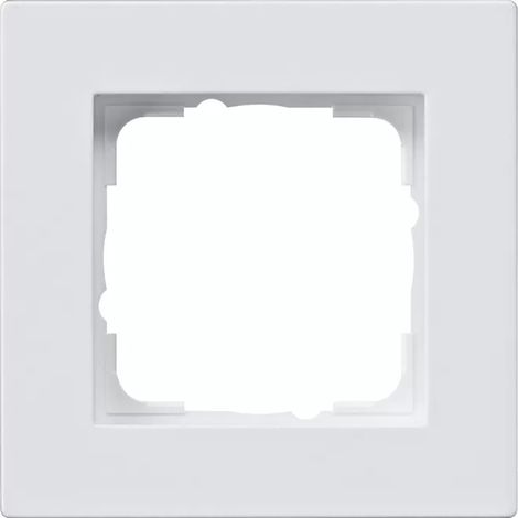 Gira Abdeckrahmen 1f flach Gira E2 Reinweiß m [0211225], 0211 225 (1/2)