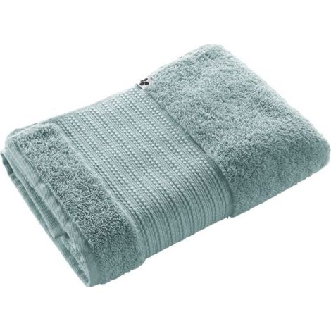 Drap de douche "Garance" 70 x 130 cm / 100% Coton Bio / 600 gr/m² l'Effet Papillon - Garance Bleu Glacier - - Garance Bleu Glacier (1/5)