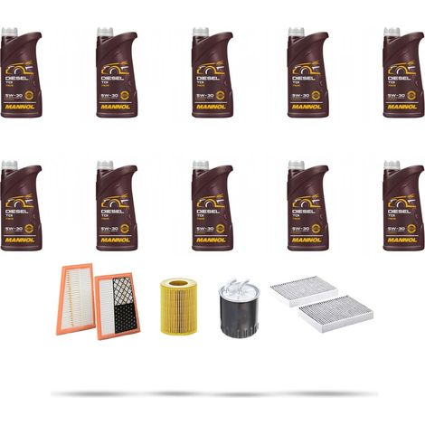 Kit tagliando 4 FILTRI e 10L OLIO compatibile con Mercedes Classe S (W221) 350 CDI 155Kw Dal 2009 (1/5)
