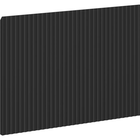 Mexen Rivel façade rainurée pour meuble de salle de bains 40 x 43,5 cm, noir mat - 91A20-0400-470-1-71 (1/2)