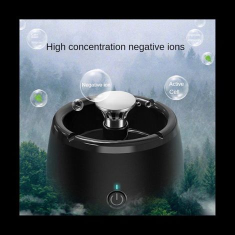 Fonction Cendrier + Purificateur D'Air Filtration Polyvalente de la FuméE Secondaire des FuméEs pour éLiminer les Odeurs Cendrier,c