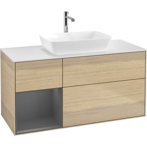 Villeroy & Boch F821GKPC Meuble sous-lavabo Finion F82 (1/2)