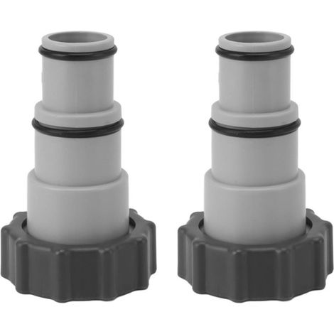 Stück Poolschlauchadapter, Ersatzadapter 1,25 Zoll auf 1,5 Zoll Typ A, Poolfilterschlauchadapter für Schwimmbecken