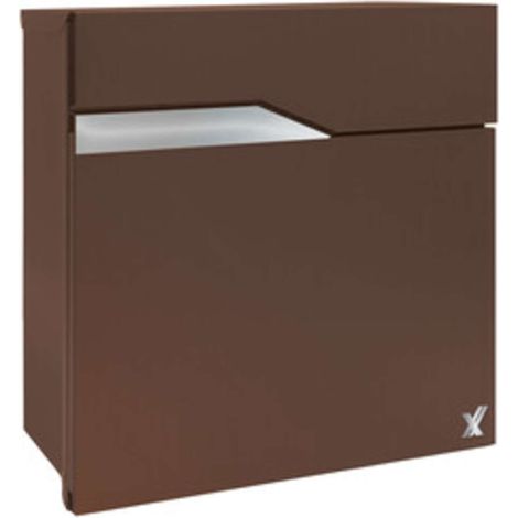 CASSETTA POSTALE ALUBOX NETTUNO 37X11X37 RUGGINE