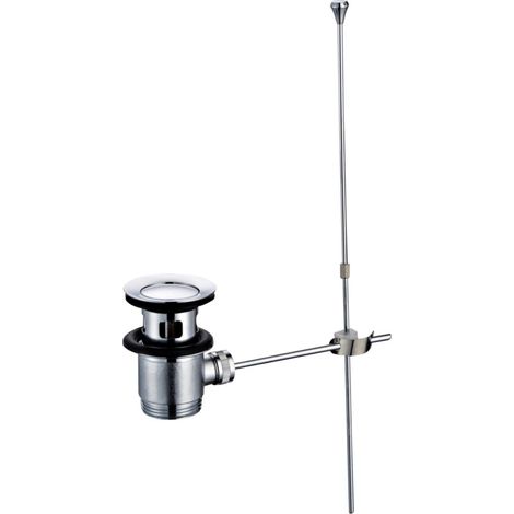 bonde pour lavabo - en laiton - a tirette - alterna a702-3 (1/2)