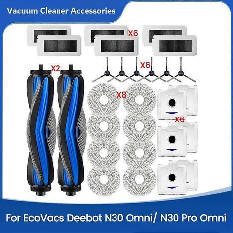 Brosse latérale à rouleau pour pièces détachées d'aspirateur N30 OMNI (1/4)