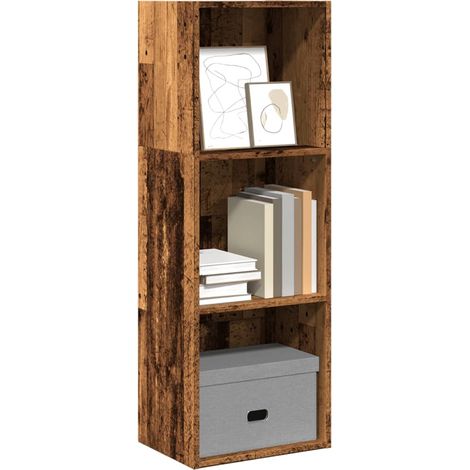 Bookcase Old Wood 40x30x114 cm Engineered Wood vidaXL