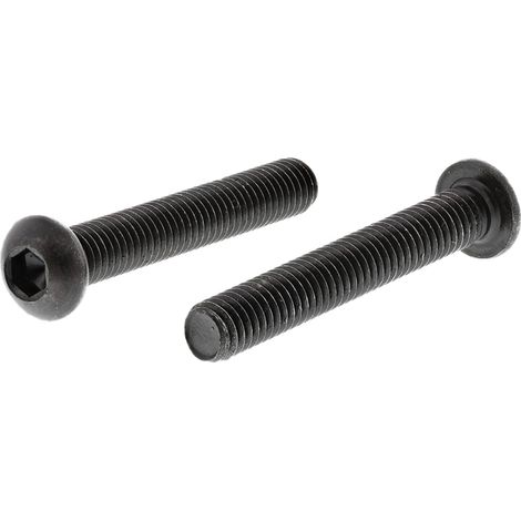 Vis à six pans creux, M6 x 40mm, tête Vis bombée à tête creuse hexagonale, en Acier ( Prix pour Sachet de 50 )
