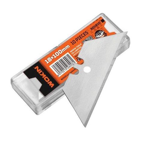 LAMA A TRAPEZIO FORATA 301810 WOKIN - GRANDE MM 61X19 CF=PZ 10- 20 confezioni