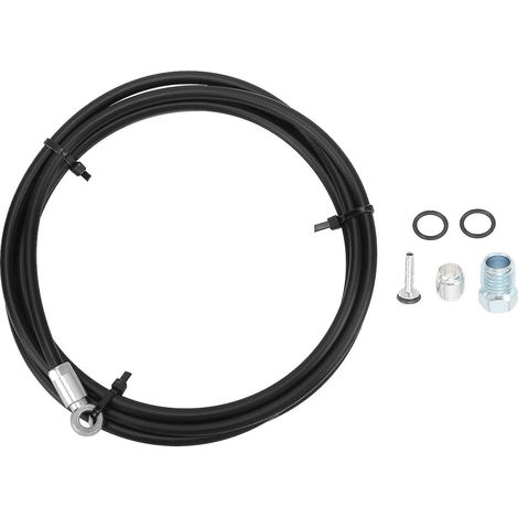 Kit de durite de frein à disque hydraulique pour vélo FORMULA R1 R1R RR1 - 2 m, argent, inserts de connexion colorés à monter soi-même (1/5)