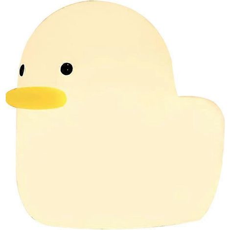 LED-Enten-Nachtlicht, niedliches Silikon-Nachtlicht mit Ente, wiederaufladbar, Tisch- und Nachttischlampe mit Berührungssensor für Schlafzimmer und Wohnzimmer (1/5)