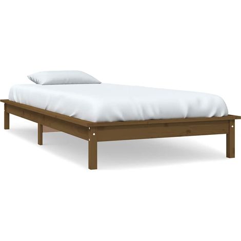 Maison Exclusive - Estructura de cama individual madera pino marr (1/5)