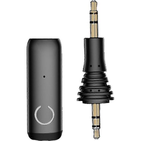 3,5-mm-AUX-Autoradio-Empfänger mit Bluetooth 5.0, abnehmbarem Stecker und Buchse (Mini-Anschluss)