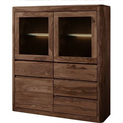 Buffet 128x40 Palissandre teinté Smoked cherry TORONTO 103 (1/3)