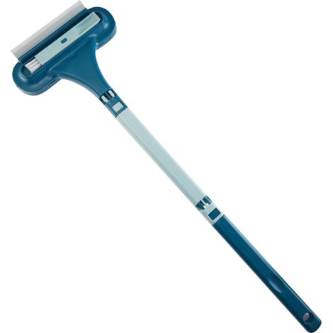 Brush Nettoyage Fenêtres - Double Face Humide Sec - Manche Télescopique Réglable Jusqu'à 54 cm - Pour Moustiquaires Vitres Miroirs Carreaux - 1 Pièce (1/5)