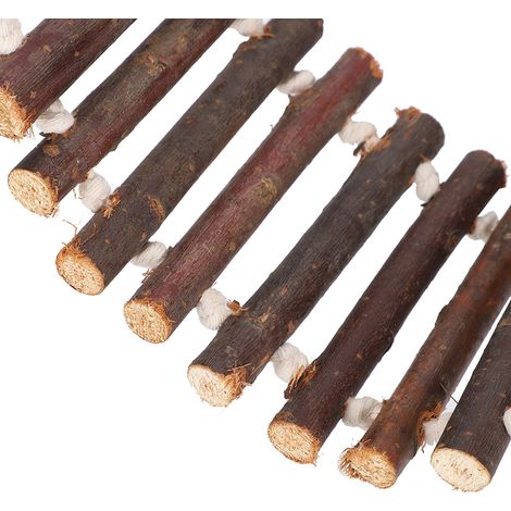 Nid d'oiseau, nid d'élevage pour hamsters, échelle d'escalade, cachette naturelle en noix de coco, maisonnette à jouets (1/5)