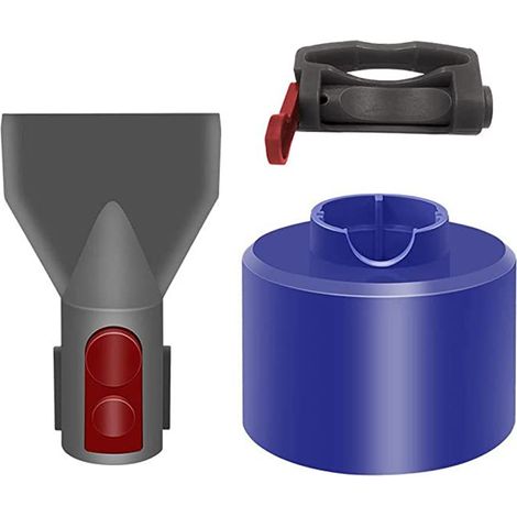 3-teiliges Set für Dyson Staubsauger: Fugenbürste + Düse + Schaltersperre, passend für die Modelle V7, V8, V10, V11 und V15. (1/5)