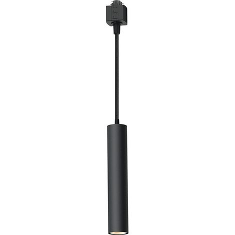 Lámpara de techo suspendida easylink, paxie gu10, negra, ø60 x 1550 mm
