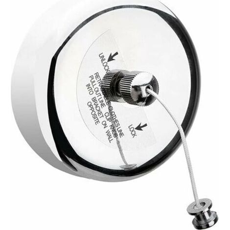 Acier Inoxydable Rétractable Corde À Linge Rétractable Étendoir À Vetements Extensible 3,8M Séchoir À Linge Rétractable Intérieur Extensible Étendoir À Linge Pour Hôtel,Salle De Bains,Balcon (1/5)