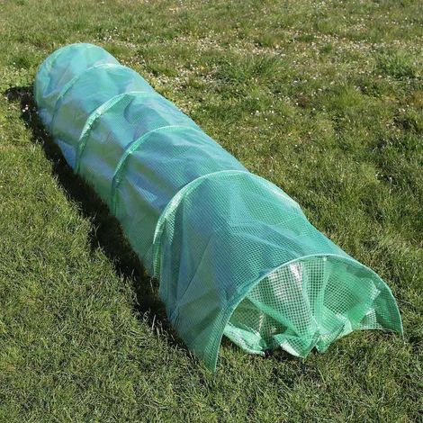 Serre de Jardin Tunnel en Bàche Souple 300 x 64 x 45 cm. Fabriquée en polyéthylène (1/3)