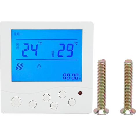 Thermostat numérique 8802RH, écran LCD, contrôleur de température pour chauffage d'eau, 5-45°C, AC220V
