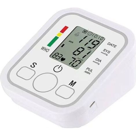 Tensiomètre électronique Portable, Type brassard domestique, sphygmomanomètre avec écran LCD, mesure précise (1/4)