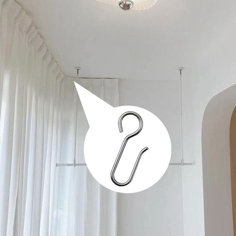 Zubehör für Gardinenschienen, 30-teiliges Hakenset S13 – Premium-Gardinenzubehör (1/5)
