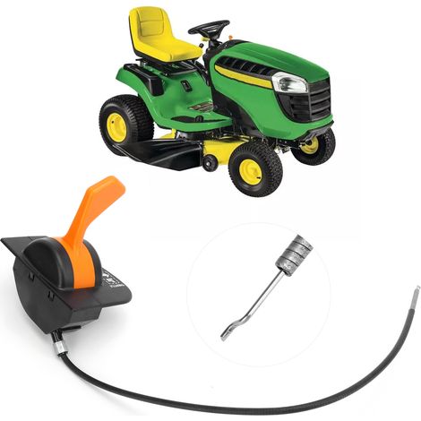 Câble de commande de papillon des gaz compatible avec les moteurs John Deere D100, D105, D110 et D120 (référence GY21983). (1/5)
