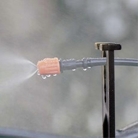 Lot de 20 supports de tuyau d'arrosage, installation facile, résistants aux intempéries et multifonctionnels, pour arroser votre pelouse. (1/5)
