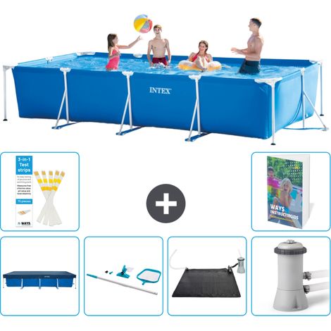 Rechteckiger Frame Pool - 450x220x84 cm - 7-teilig S67